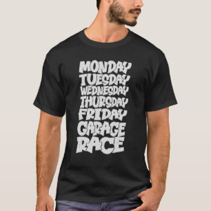 Camiseta Dias de Semana Trabalho Segunda-feira Sexta-feira 