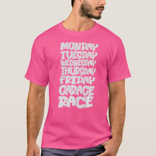 Camiseta Dias de Semana Trabalho Segunda-feira Sexta-feira 