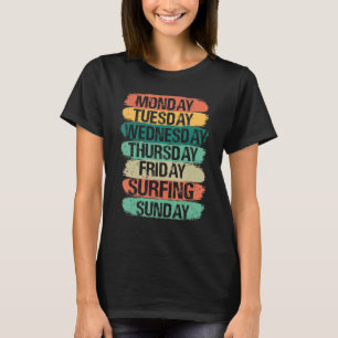 Camiseta Dias de Semana Trabalho Segunda-feira Sexta-feira