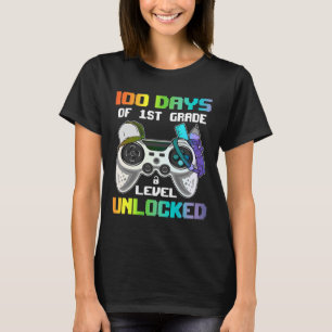 Camiseta Dias De Videos games De Jogador Desbloqueados No N