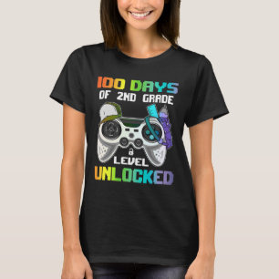 Camiseta Dias de Videos games De Jogador Desbloqueados No N