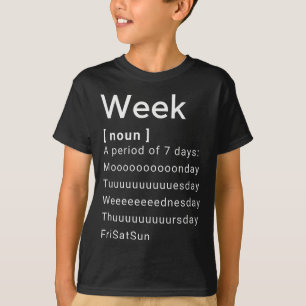 Camiseta Dias Divertidos Da Semana E Vibrações De Fim De Se