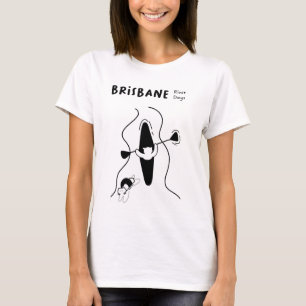 Camiseta "Dias do Rio Brisbane" Ilustração de um Gato