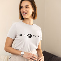 Dias Engraçados de Cachorro da Semana da Camisa-T