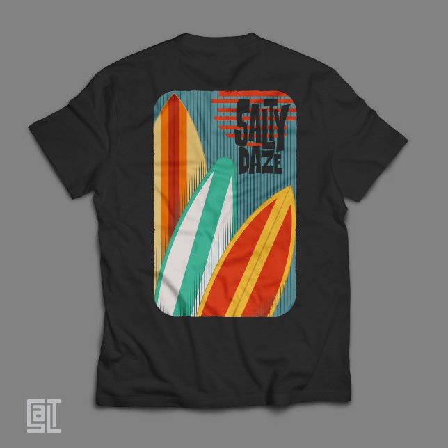 Camiseta Dias Salgados de Surf (Criador carregado)
