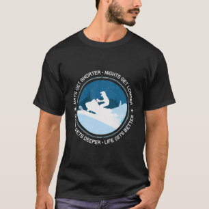 Camiseta Dias Snowmobile Conseguem Diminuir O Patrio De Nev