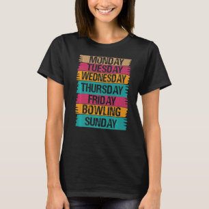 Camiseta Dias Úteis de Semana Trabalho Segunda-feira Quarta