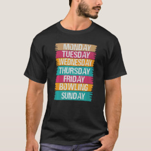 Camiseta Dias Úteis de Semana Trabalho Segunda-feira Quarta