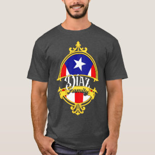 Camiseta Diaz Family Puerto Rico Flag