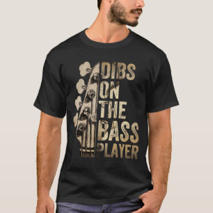 Camiseta Dibs na banda de músicas de guitarra de baixo