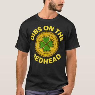 Camiseta Dibs Na Cabeça Vermelha - Bebendo Ginger - Pata De