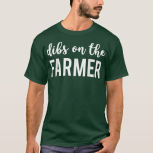 Camiseta Dibs Na Esposa Do Agricultor Engraçado
