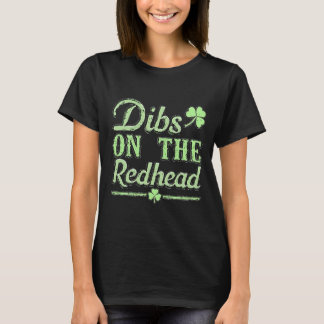 Camiseta Dibs na Rua | Rua, Shamrock D do Dia de Patrick