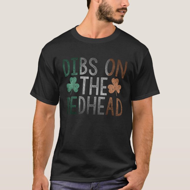 Camiseta Dibs No Bebendo Do Dia Patrick Da Rua Engraçado Da (Frente)