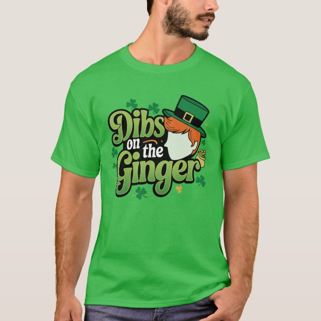 Camiseta DIBS NO GINGER - Rua, Dia do Patrick (Frente)