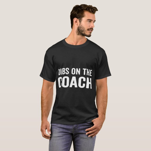 Camiseta dibs no hipster do treinador (Frente Completa)