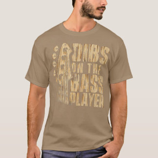 Camiseta Dibs No Jogador De Bass Guitarista Bassists Bass G