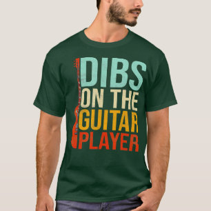 Camiseta Dibs No Jogador De Músico Do Violão