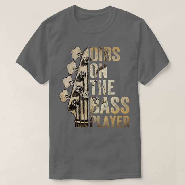 Camiseta Dibs No Jogador De Violão 1 (Frente do Design)