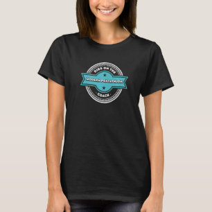 Camiseta Dibs no Pentatlo moderno que diz respeito ao Penta