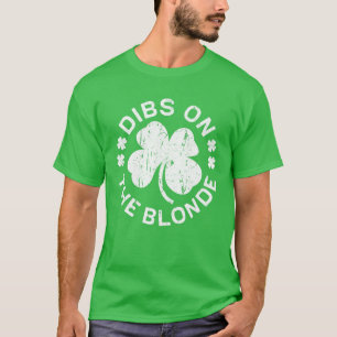 Camiseta Dibs No Presente Do Bebendo Dia de São Patrício Lo