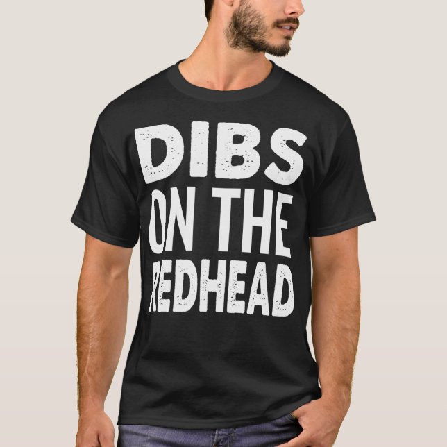 Camiseta Dibs no Red Hinger Lover Engraçado  (Frente)