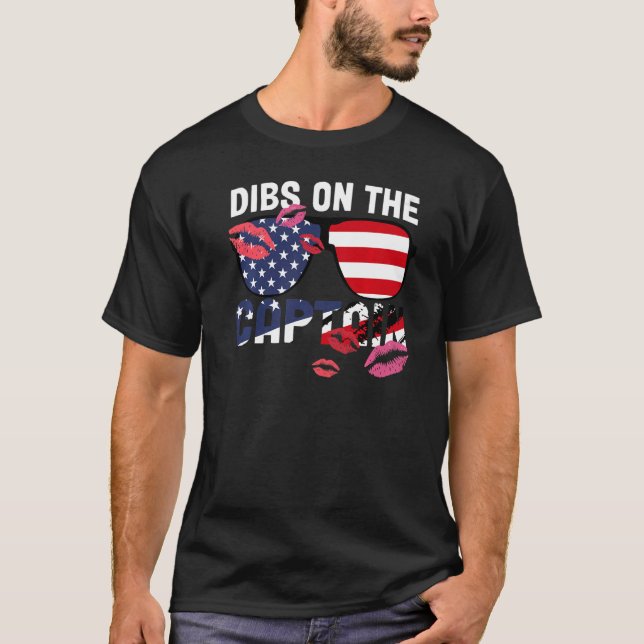 Camiseta Dibs sobre o Capitão Esposa 2 (Frente)