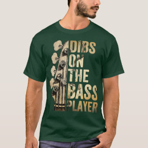 Camiseta Dibs Sobre O Músico De Violão Da Bass 1