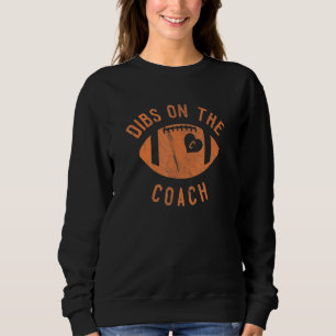 Camiseta Dibs Sobre O Namorada Da Esposa De Futebol Do Trei