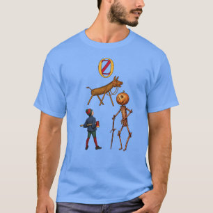 Camiseta Dica, Cavalete e Jack Pumpkinhead de Oz