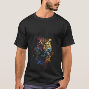 Camiseta Dica favorita de fãs de animais do tigre Bengala s