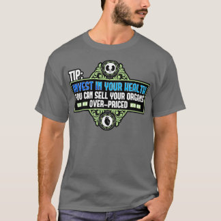 Camiseta Dica Invest In Your Health (Investir Na Sua Saúde)