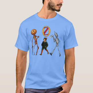 Camiseta Dica, Jack Pumpkinhead e o Tin Woodman de Oz