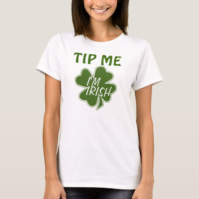 Camiseta Dica-me que sou irlandês (Frente)