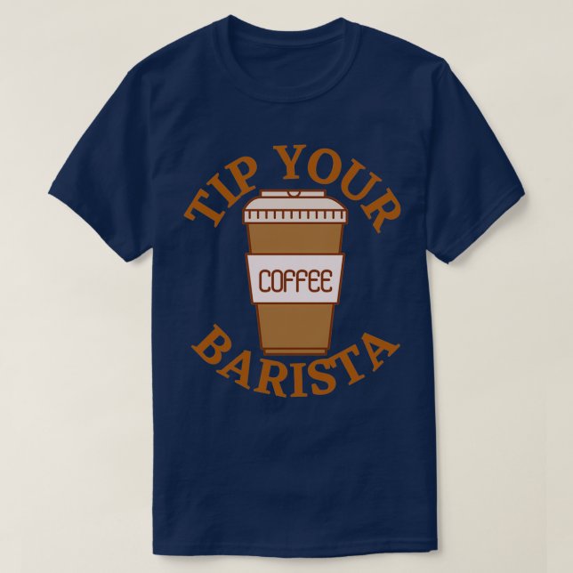 Camiseta Dica-te a tua barista 1 (Frente do Design)