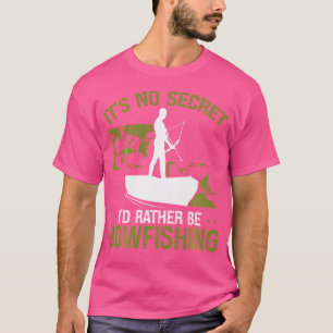 Camiseta Dicas de Seta de Pesca de Barco Arco Configuração