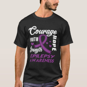 Camiseta Dicas de Suporte de Fita Roxa para Sensibilizaçã