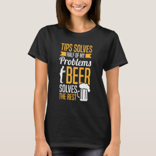 Camiseta Dicas do Servidor de Trabalhador de Restaurante pa