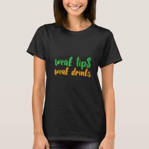 Camiseta Dicas fracas Bebidas fracas