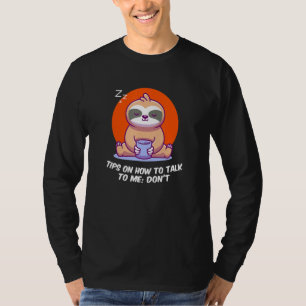 Camiseta Dicas sobre Como Conversar comigo Introvertido Sar