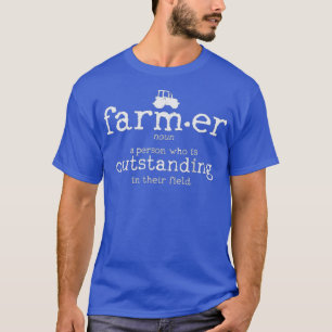 Camiseta Dicionário de Definição do Agricultor Mens - Fazen