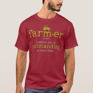 Camiseta Dicionário de Definição do Agricultor Mens - Fazen
