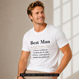Camiseta Dicionário de Definição do Padrinho Festa de Casam