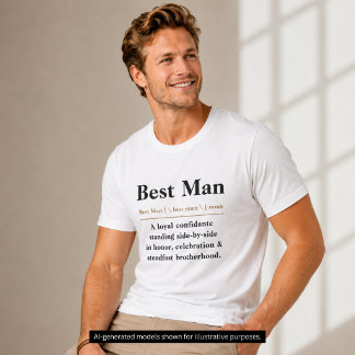 Camiseta Dicionário de Definição do Padrinho Festa de Casam