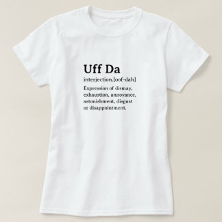 Camiseta Dicionário Engraçado Definição Uff Da