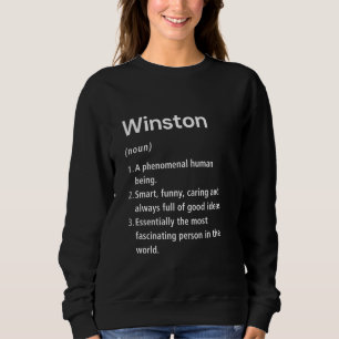 Camiseta Dicionário Funny de Definição de Nome Winston