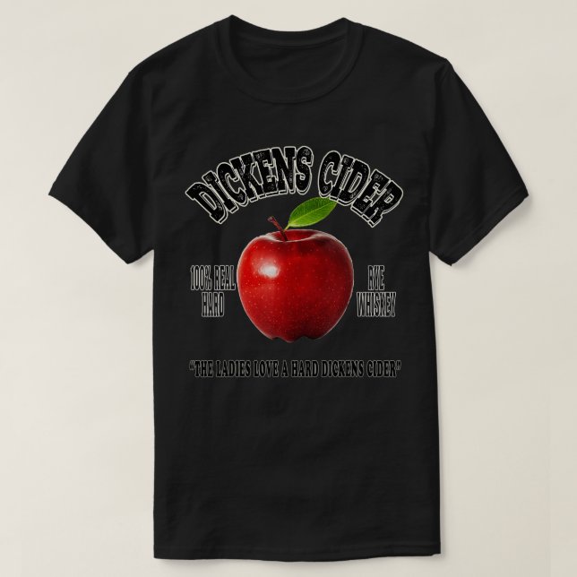CAMISETA DICKENS DURO APPLE CIDER (Frente do Design)