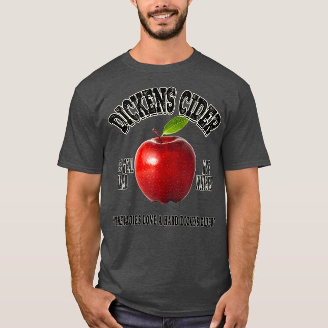 CAMISETA DICKENS HARD APPLE CIDER (Frente)