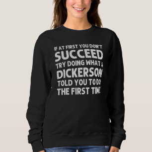 Camiseta Dickerson Surname Family Tree Birthday Reunion Id