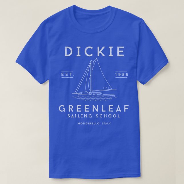 Camiseta Dickie Greenleaf Vingança moderna da Escola de Nav (Frente do Design)